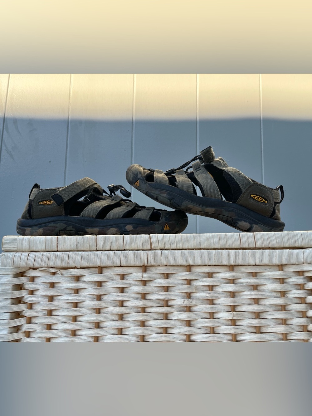 Keen Brown Black Camo Sport Sandals - Picture 2 of 4
